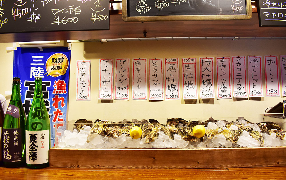 仙台 牡蠣小屋ろっこ で新鮮な牡蠣と日本酒を シュープレスマガジン